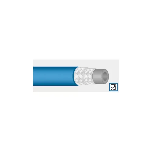 Шланг синий обрезиненный для пищевой промышленности AQUAFOAM DN 12, 50 бар