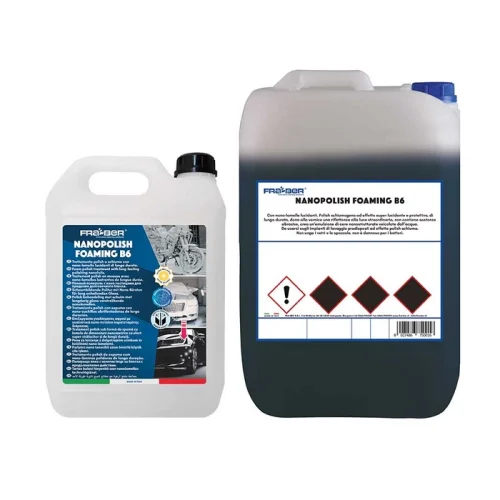 Воск для автомобиля NANO POLISH FOAMING B6, 5 литров