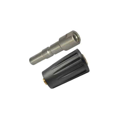 Разъём быстросъёмный KW 1/4″M (от себя), с ниппелем 1/4F, нерж/сталь