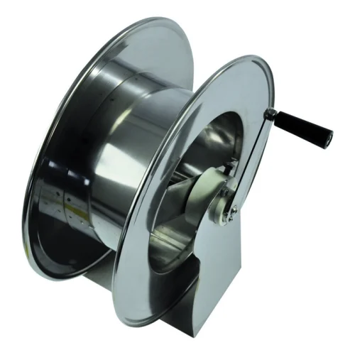 Ручная усиленная катушка RAMEX AVM 9810 на 50м 1/4″ или 25м. 1/2″(нерж.) 1/2″ш.1/2″ш. 200 бар.