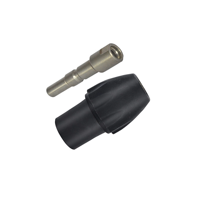 Разъём быстросъёмный KW 1/4"M, с ниппелем 1/4F, 250 бар, нерж./сталь